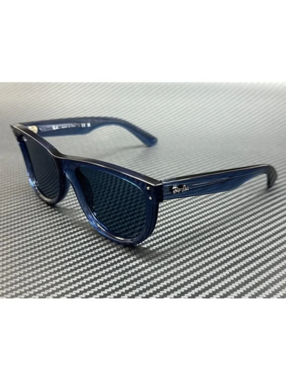 New Ray-Ban Men Navy Dark Blue Sunglasses 53-20-145